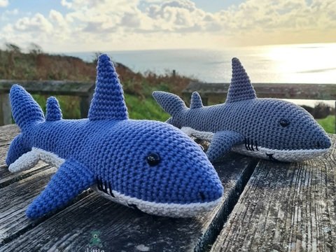 Shane the Shark Crochet Amigurumi Pattern (English)