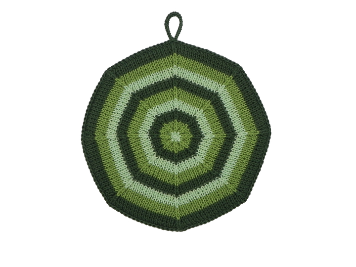 Topflappen Oktagon Strickanleitung