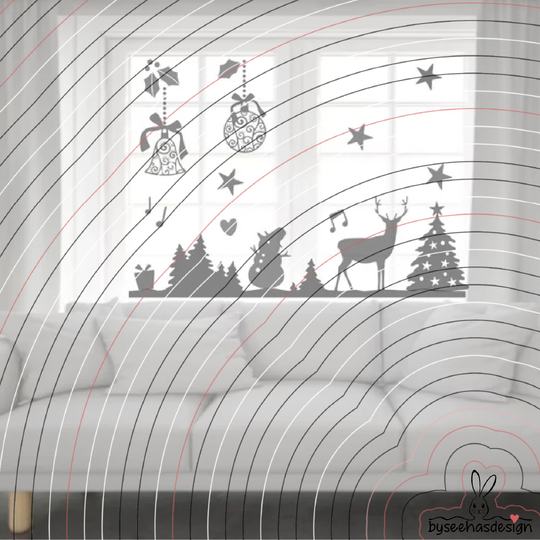 Wald Weihnachten Plotterdatei SVG DXF