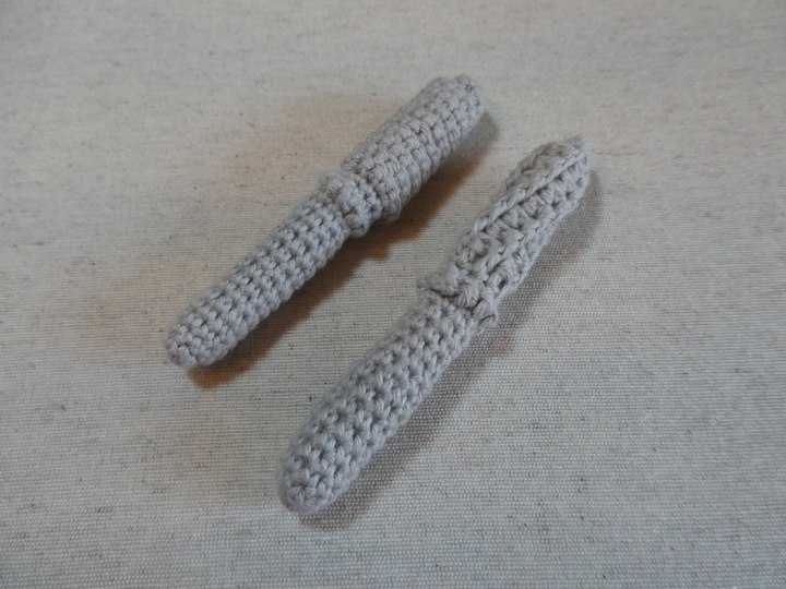 Akku-Bohrmaschine mit auswechselbaren Bohrern - Häkelanleitung