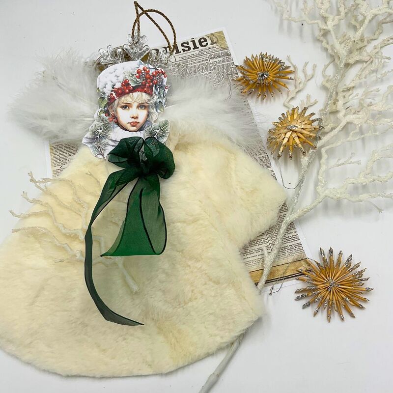 Anleitung Vintageengel - Weihnachtsdekoration  basteln - Weihnachtsengel - Bild 8