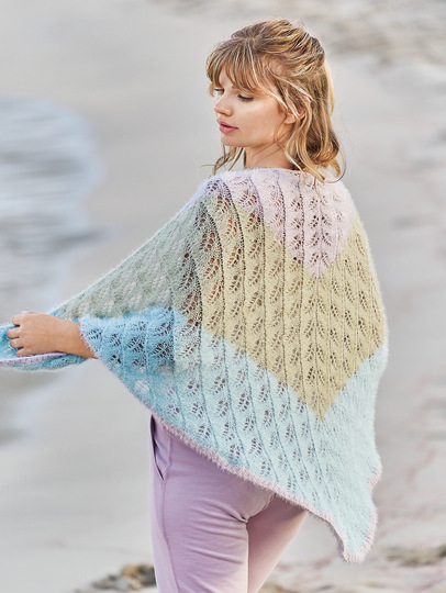 Gestreiftes Ajourmustertuch