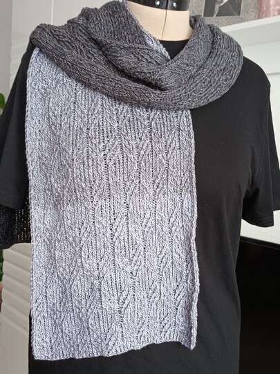 Strickanleitung für den Unisex-Schal "Kim"