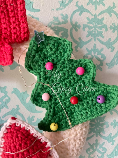 Häkelanleitung Weihnachtskranz