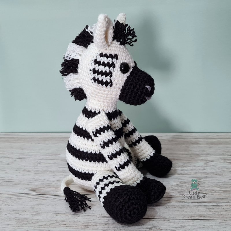 Zach the Zebra Crochet Amigurumi Pattern (English) - Image 4