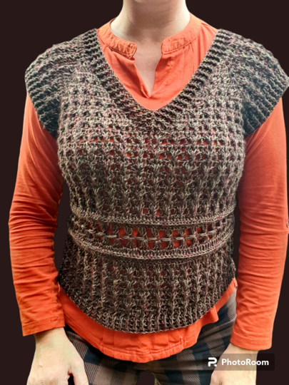 RVO Häkelanleitung: Spring Romance Pullover oder Pullunder