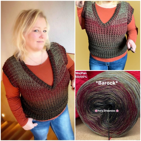 RVO Häkelanleitung: Spring Romance Pullover oder Pullunder