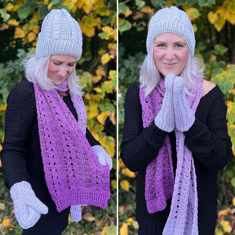 Häkelanleitungen Mütze, Schal, Handschuhe "Rapunzel" - Bild 2