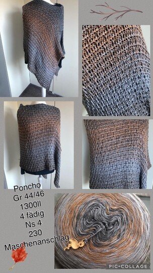 Crochet Pattern Poncho "Oleria"