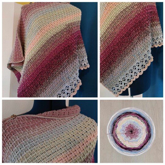 Crochet Pattern Poncho "Oleria"
