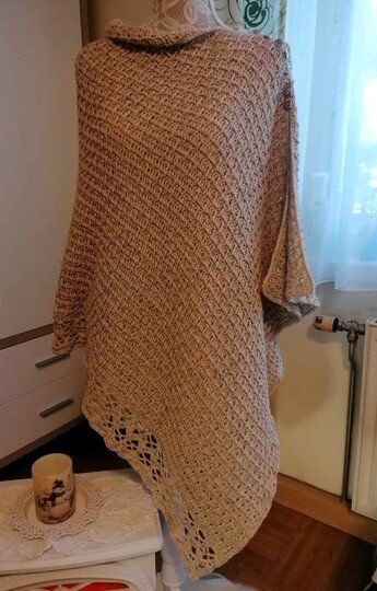 Crochet Pattern Poncho "Oleria"