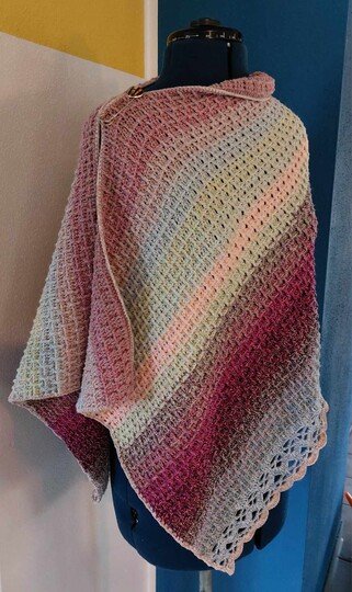 Crochet Pattern Poncho "Oleria"