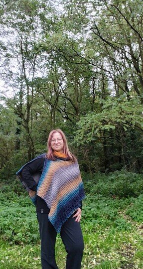 Crochet Pattern Poncho "Oleria"