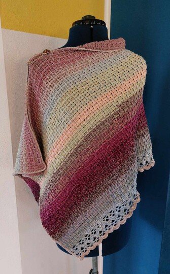 Crochet Pattern Poncho "Oleria"