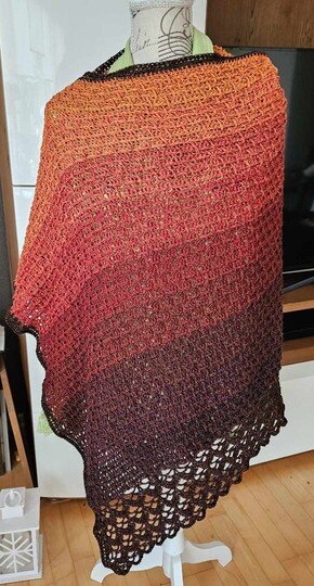 Crochet Pattern Poncho "Oleria"