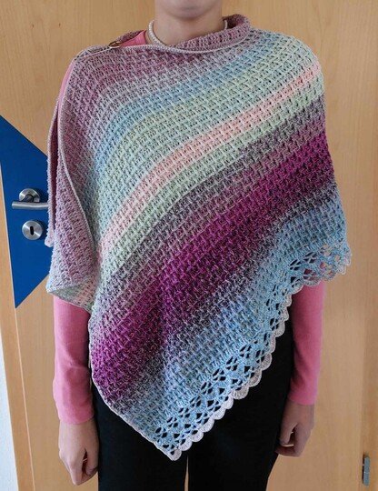 Crochet Pattern Poncho "Oleria"