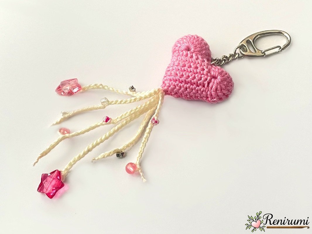Crochet pattern Heart Keychain - Image 2