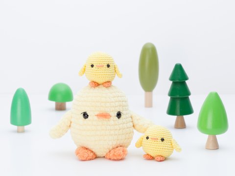 Häkelanleitung Küken, amigurumi