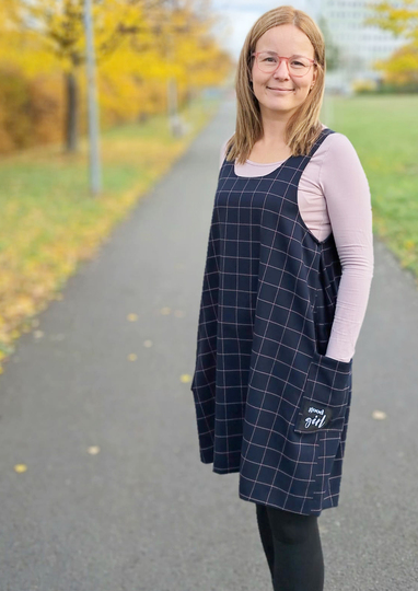 Gabi - Schnittmuster Latzrock für Damen