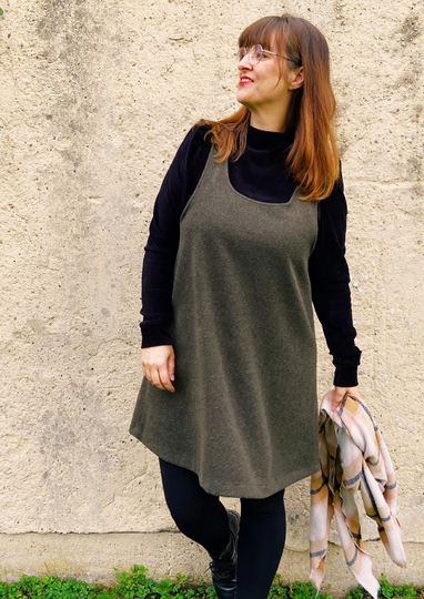 Gabi - Schnittmuster Latzrock für Damen