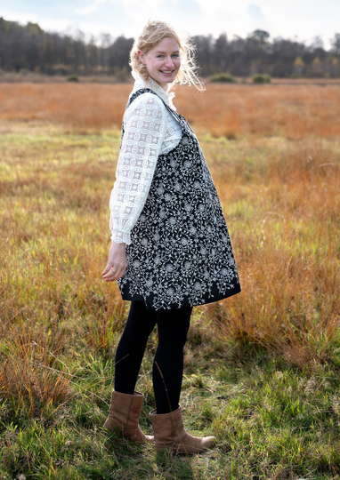 Gabi - Schnittmuster Latzrock für Damen