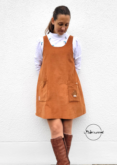 Gabi - Schnittmuster Latzrock für Damen