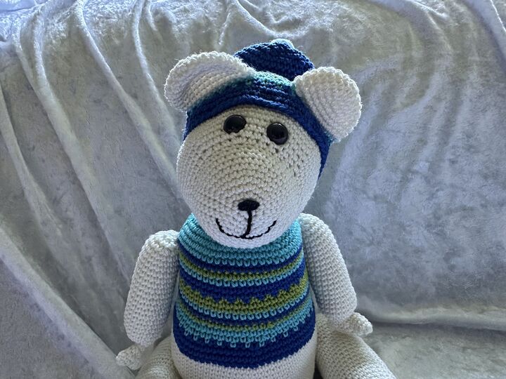 Häkelanleitung - Emil Eisbär