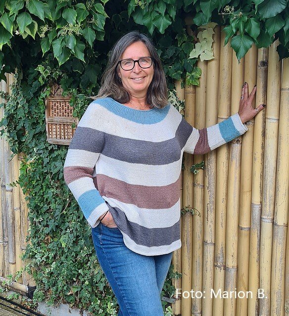 Round Yoke Sweater | VANILLA TEA Sweater | top down & seamless |  7 sizes - Image 9