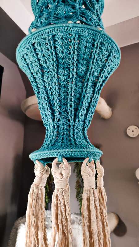 Häkelanleitung Dekoschirm - Fischermannslampe - Bild 2