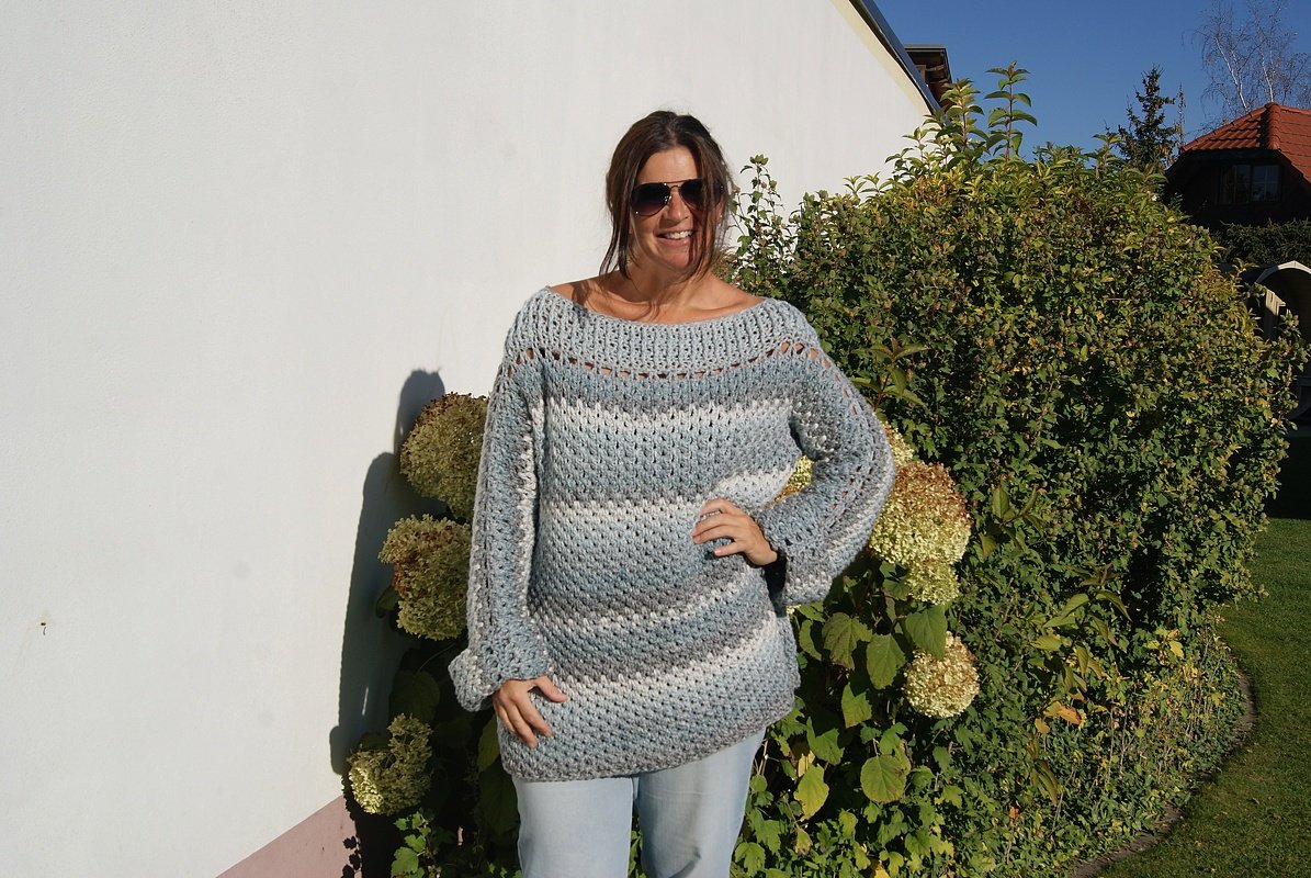 Oversizepulli SKYLINE (Universalgröße - leicht anzupassen) - Bild 10
