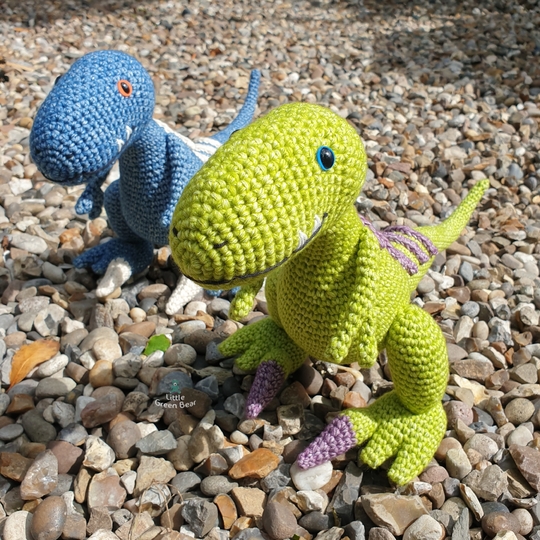 Ronnie the Raptor Crochet Amigurumi Pattern (English)