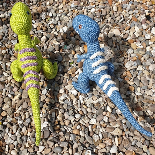 Ronnie the Raptor Crochet Amigurumi Pattern (English)