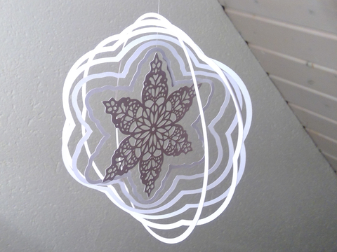 Christmas star Plotterdatei SVG DXF FCM