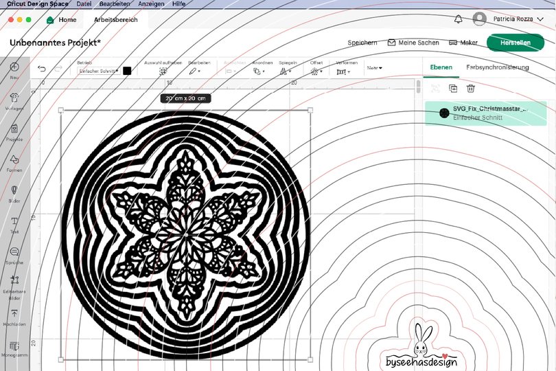 Stern Weihnachten 1 Plotterdatei SVG DXF