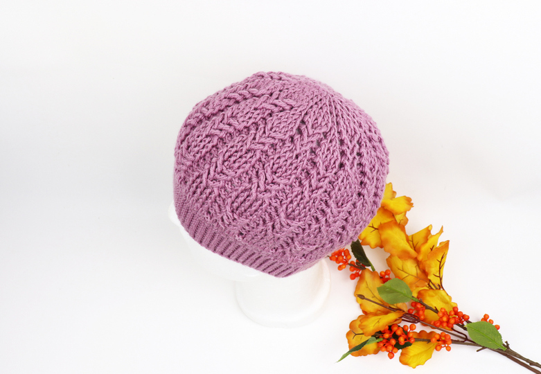 Wintermütze "Shanti" (alle Gr., Zopfmuster)