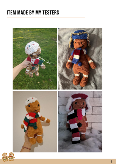 Lebkuchenmann Häkelanleitung Pfefferkuchenmann