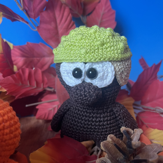 Herbst Trio Pilz Kürbis Kastanie Amigurumi Häkelanleitung