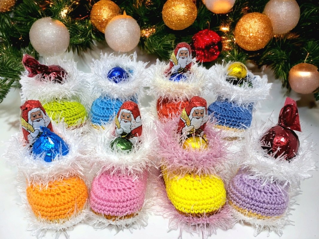 Nikolausschuh Adventskalender - Häkelanleitung  Diana´s kleiner Häkelshop - Bild 4