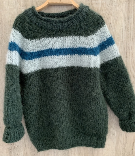 Strickanleitung Kinderpullover Till Größe 104 – 134