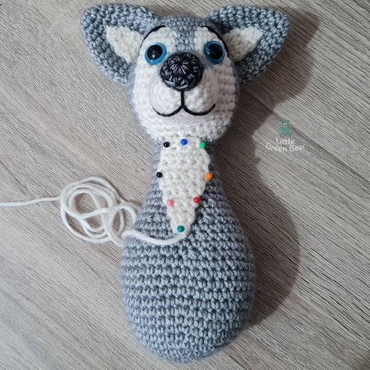 Wilbur the Wolf Crochet Amigurumi Pattern (English)