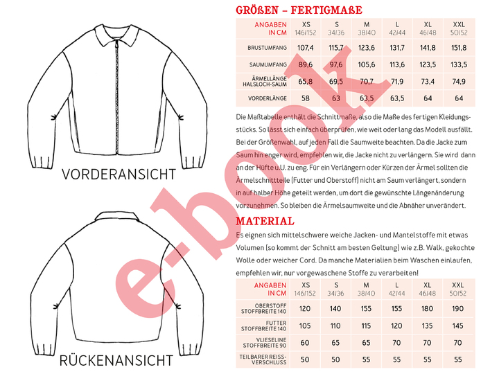 FRAU EBBA • Jacke, e-book