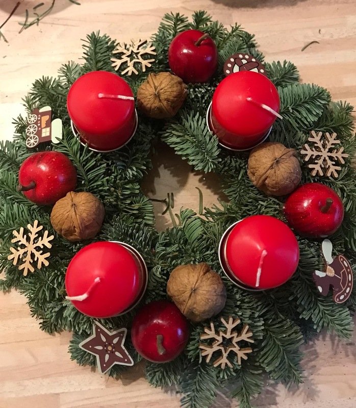 Adventskranz selber machen - Videoanleitung - Bild 6