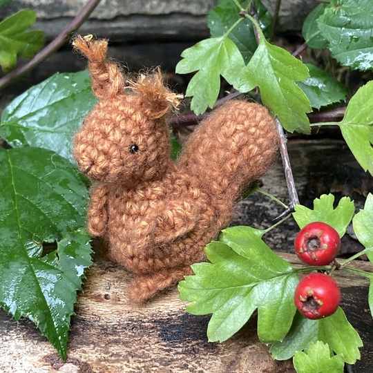 Woodland Elf Nash und Eichhörnchen Fjell Häkelanleitung Set