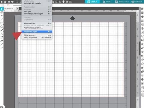 DXF Datei in Silhouette Studio in Originalgröße öffnen