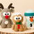 Häkelanleitung Winter-Trio Schneemann Rentier Lebkuchenmann