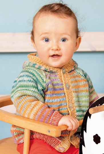 Kapuzenjacke mit Streifen