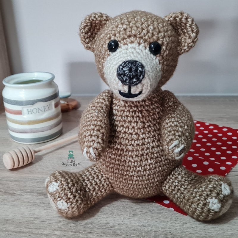 Glenn the Grizzly Bear Crochet Amigurumi Pattern (English) - Image 5