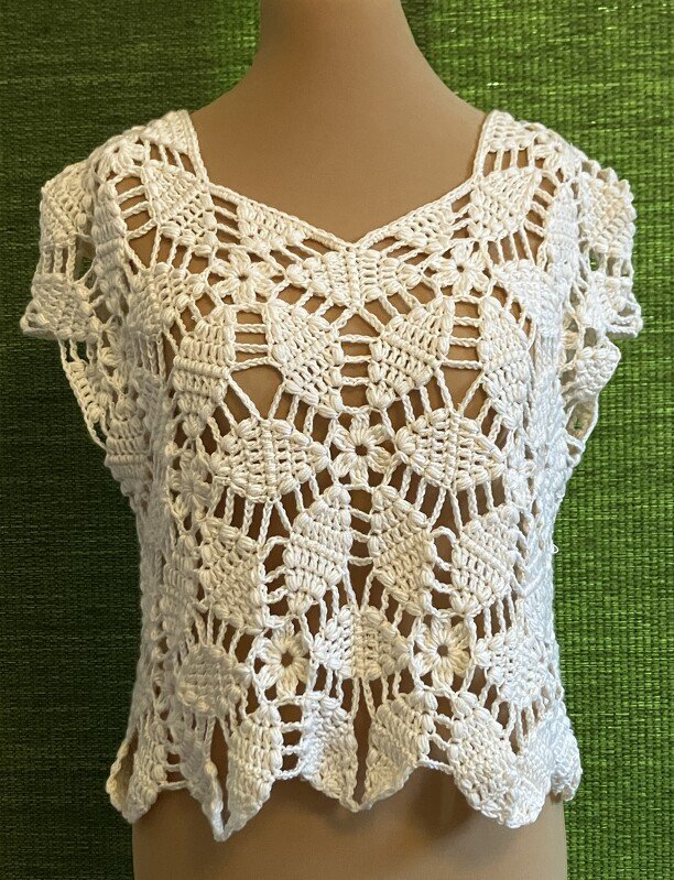 Shirt aus Sechsecken (2) - Häkelanleitung - Bild 2