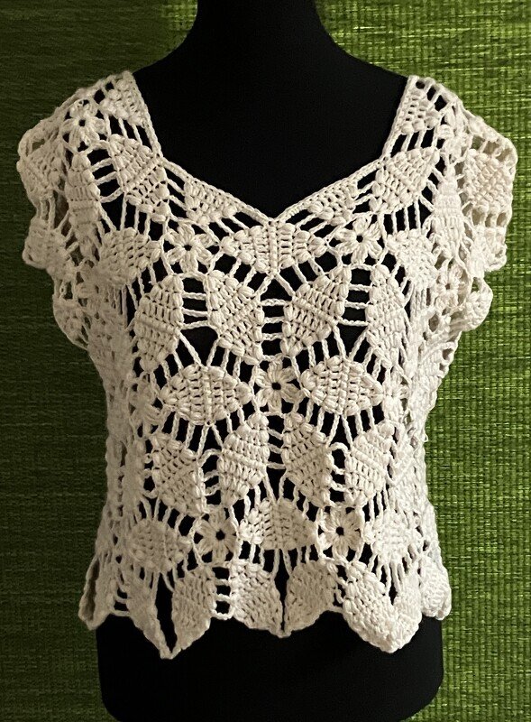 Shirt aus Sechsecken (2) - Häkelanleitung - Bild 10