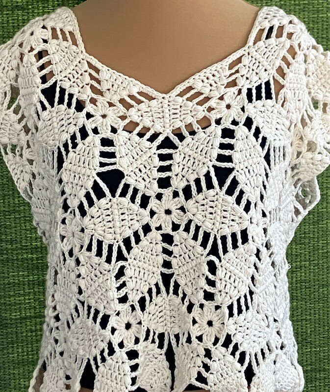 Shirt aus Sechsecken (2) - Häkelanleitung - Bild 8